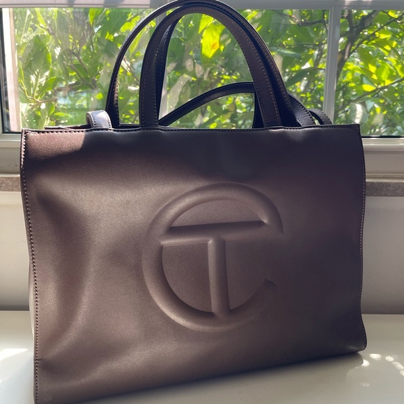 *NWOT* Telfar Medium Shopping Bag - Chocolate - Picture 6 of 6